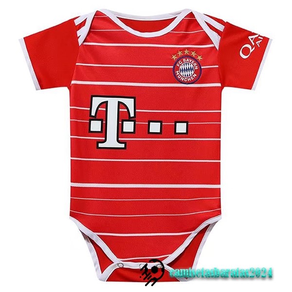 Replicas Casa Onesies Niños Bayern Múnich 2022 2023 Rojo