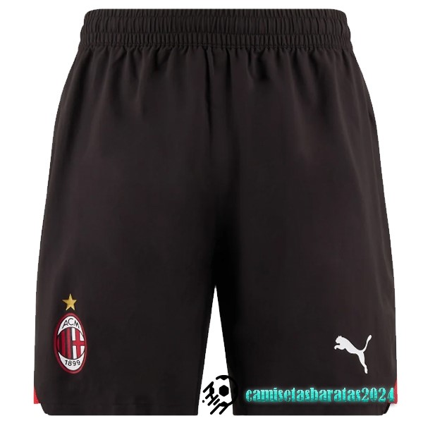 Replicas Casa Pantalones AC Milan 2023 2024 Negro