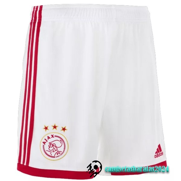 Replicas Casa Pantalones Ajax 2022 2023 Blanco