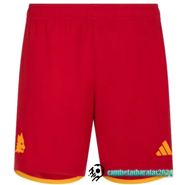 Replicas Casa Pantalones As Roma 2023 2024 Rojo