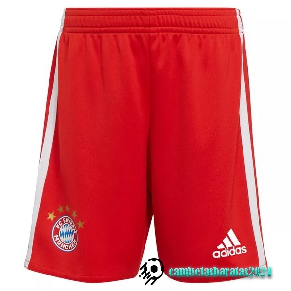 Replicas Casa Pantalones Bayern Múnich 2022 2023 Rojo