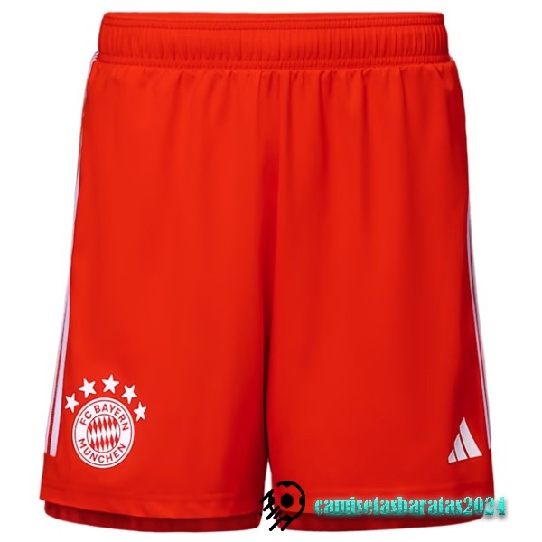 Replicas Casa Pantalones Bayern Múnich 2023 2024 Rojo