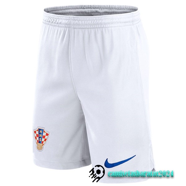 Replicas Casa Pantalones Croacia 2022 Blanco