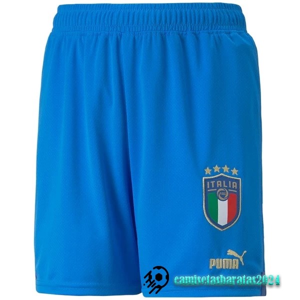 Replicas Casa Pantalones Italia 2022 Azul