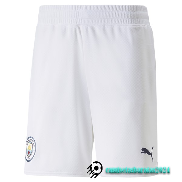 Replicas Casa Pantalones Manchester City 2022 2023 Blanco