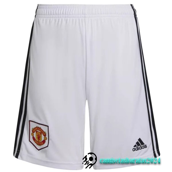 Replicas Casa Pantalones Manchester United 2022 2023 Blanco