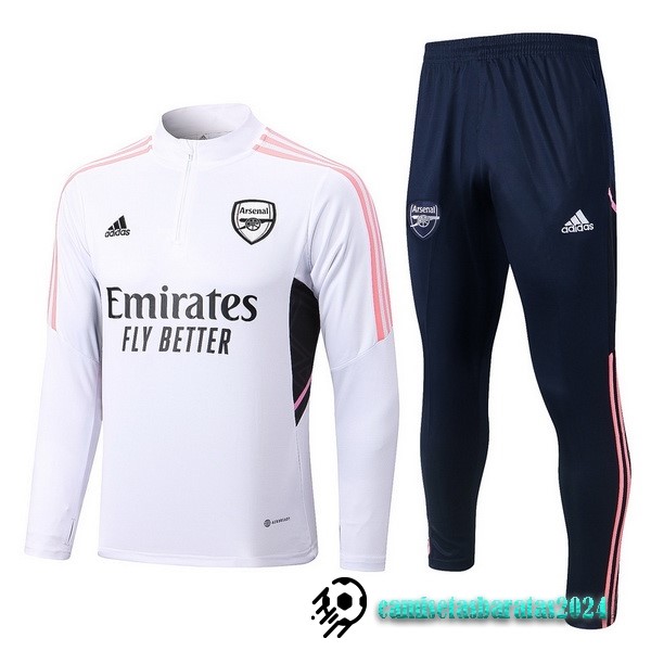 Replicas Chandal Arsenal 2022 2023 Blanco I Rosa