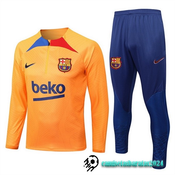 Replicas Chandal Barcelona 2022 2023 Naranja I Azul