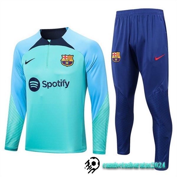 Replicas Chandal Barcelona 2022 2023 Verde Azul