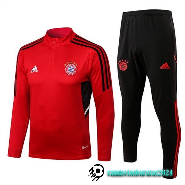 Replicas Chandal Bayern Múnich 2022 2023 Rojo Negro