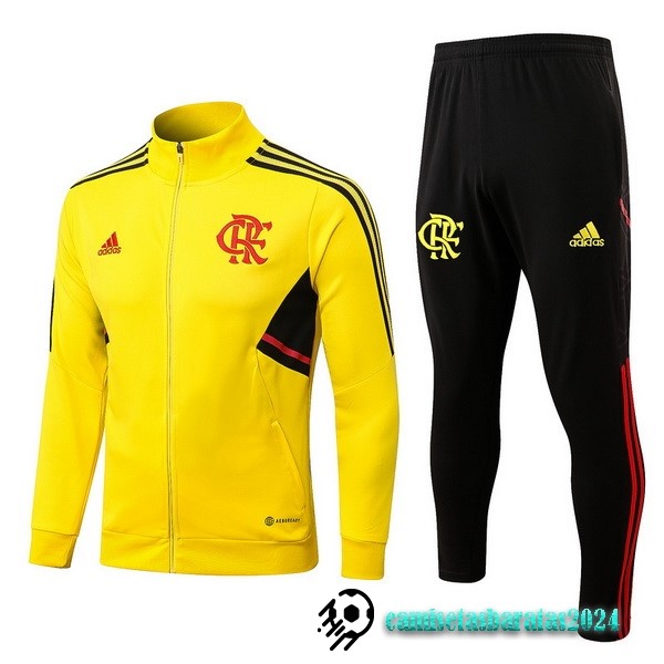 Replicas Chandal Flamengo 2022 2023 Amarillo Negro