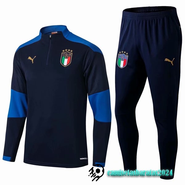 Replicas Chandal Italia 2021 Azul Marino