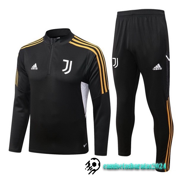 Replicas Chandal Juventus 2022 2023 Negro Amarillo Blanco