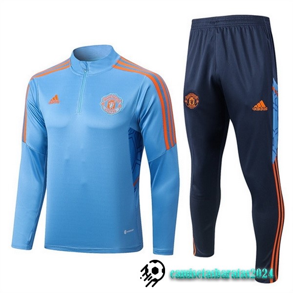 Replicas Chandal Manchester United 2022 2023 Azul