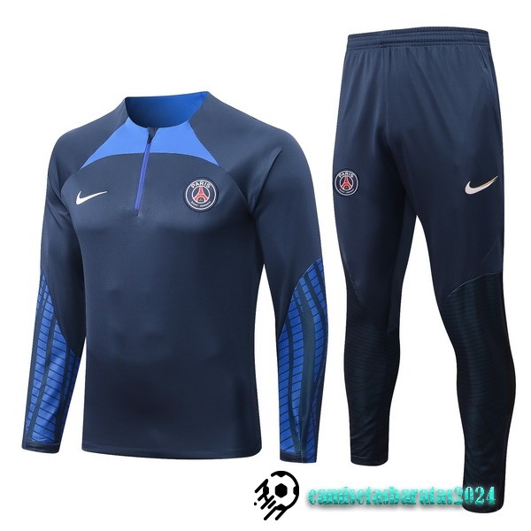 Replicas Chandal Niños Paris Saint Germain 2022 2023 Azul II Marino