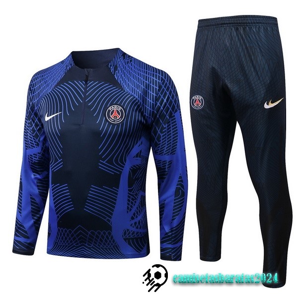 Replicas Chandal Niños Paris Saint Germain 2022 2023 Azul Marino