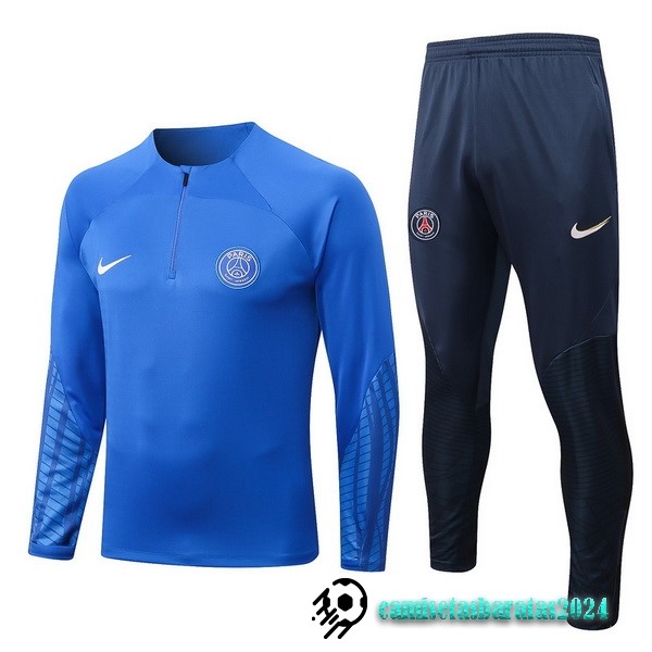 Replicas Chandal Niños Paris Saint Germain 2022 2023 Azul Negro