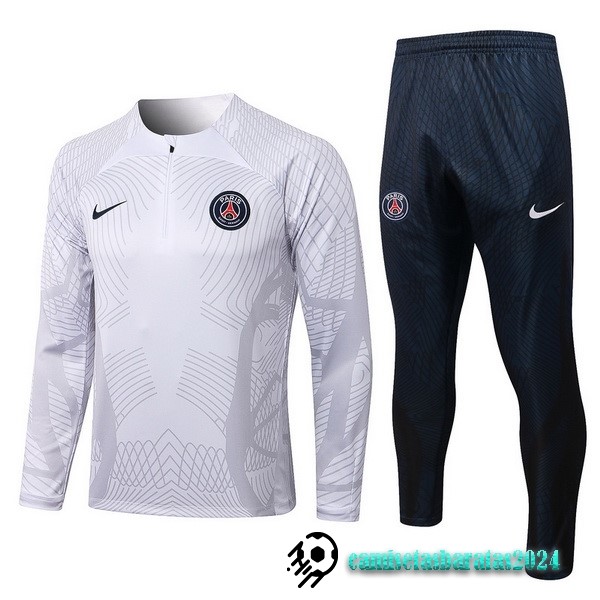 Replicas Chandal Niños Paris Saint Germain 2022 2023 Blanco