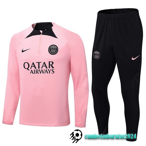 Replicas Chandal Niños Paris Saint Germain 2022 2023 Rosa Negro