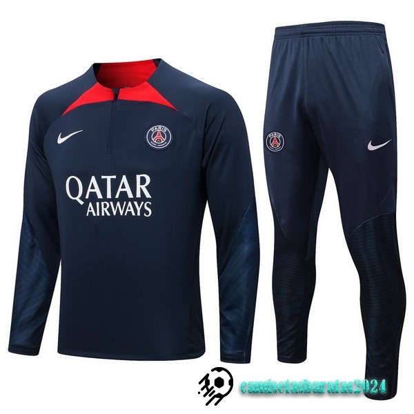 Replicas Chandal Paris Saint Germain 2022 2023 Azul Marino Rojo