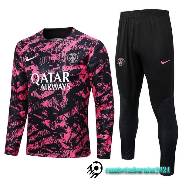 Replicas Chandal Paris Saint Germain 2022 2023 Rosa I Negro