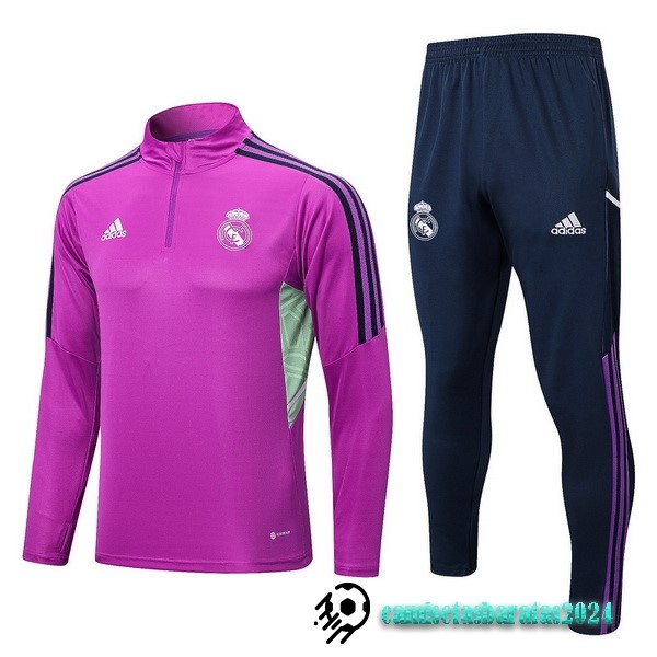 Replicas Chandal Real Madrid 2022 2023 Purpura II Negro