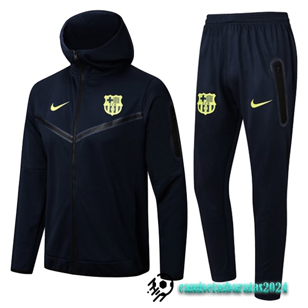 Replicas Chaqueta Con Capucha Barcelona 2022 2023 Negro