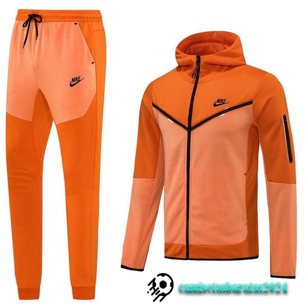 Replicas Chaqueta Con Capucha Nike 2022 2023 I Naranja