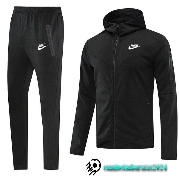 Replicas Chaqueta Con Capucha Nike 2022 2023 I Negro