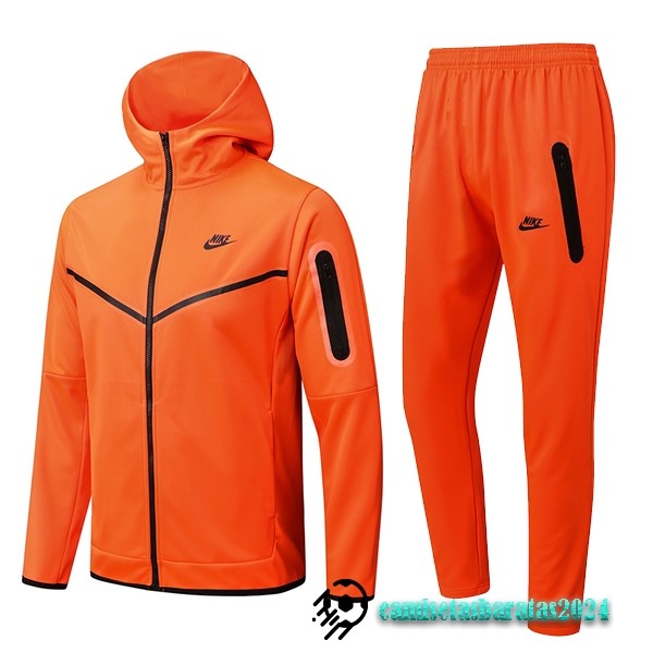 Replicas Chaqueta Con Capucha Nike 2022 2023 Naranja