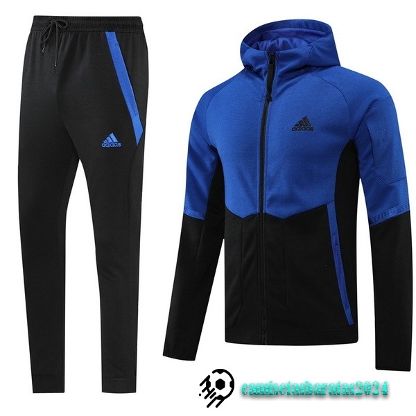 Replicas Chaqueta Con Capucha adidas 2022 2023 Azul Marino Negro