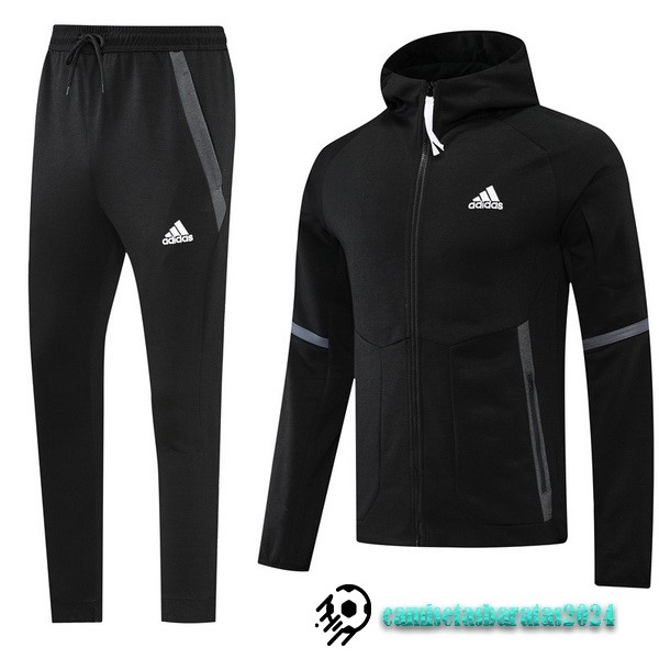 Replicas Chaqueta Con Capucha adidas 2022 2023 Negro