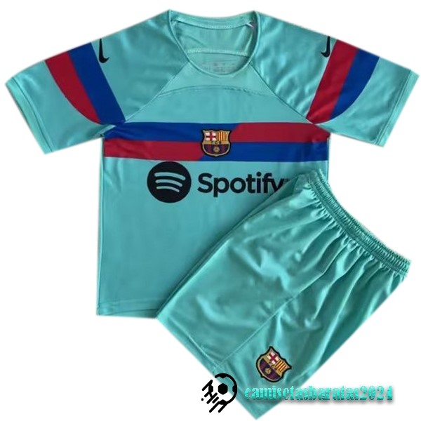 Replicas Concepto Conjunto De Hombre Barcelona 2023 2024 Azul Verde