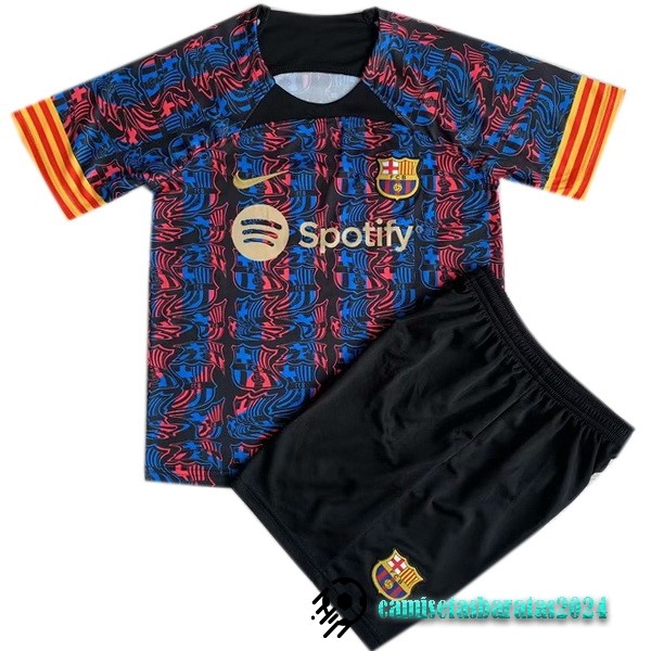 Replicas Concepto Conjunto De Hombre Barcelona 2023 2024 Rojo Negro