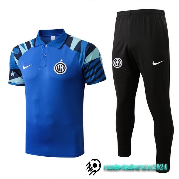 Replicas Conjunto Completo Polo Inter Milán 2022 2023 Azul Negro