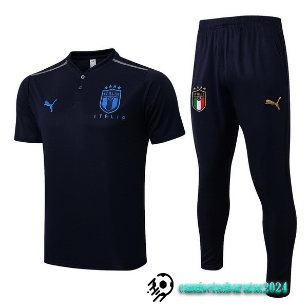 Replicas Conjunto Completo Polo Italia 2022 Azul Marino