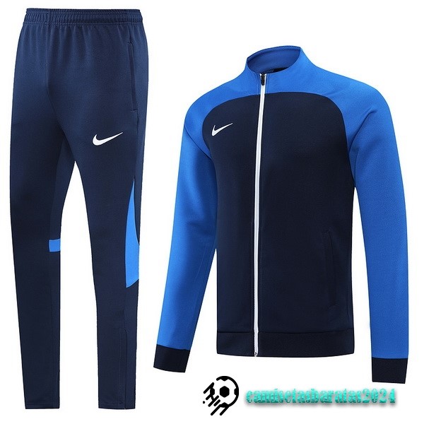 Replicas Conjunto Completo Ropa Deportiva Con Cremallera Larga Nike 2022 2023 III Azul