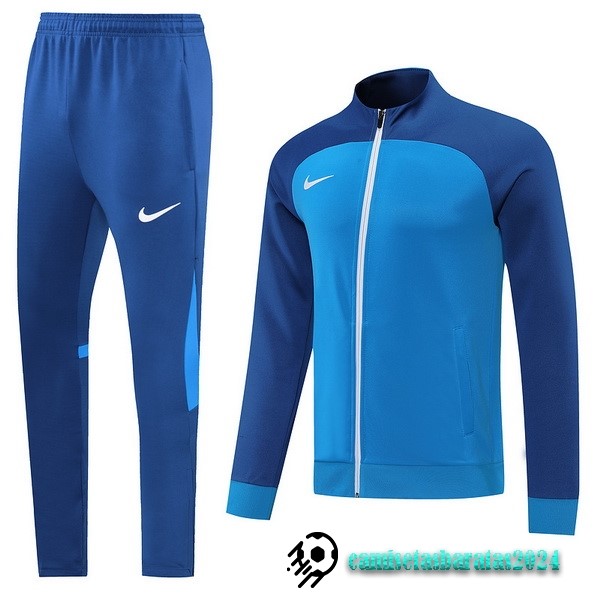 Replicas Conjunto Completo Ropa Deportiva Con Cremallera Larga Nike 2022 2023 I Azul