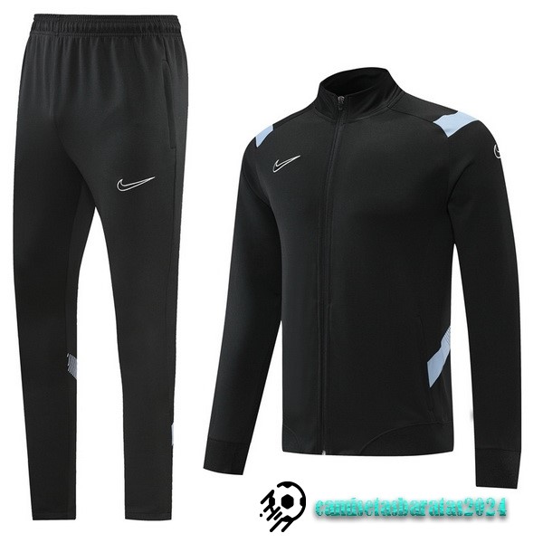 Replicas Conjunto Completo Ropa Deportiva Con Cremallera Larga Nike 2022 2023 Negro