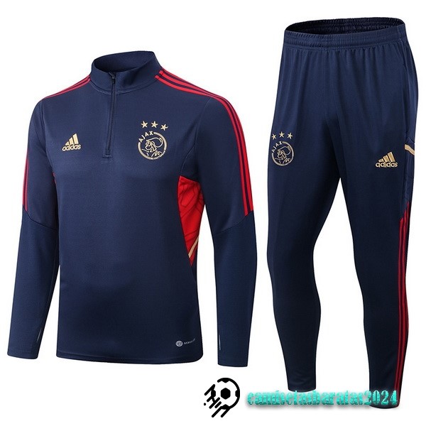 Replicas Conjunto Completo Sudadera Entrenamiento Ajax 2023 2024 Purpura