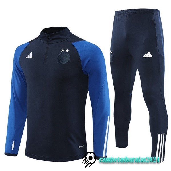 Replicas Conjunto Completo Sudadera Entrenamiento Argelia 2023 Azul