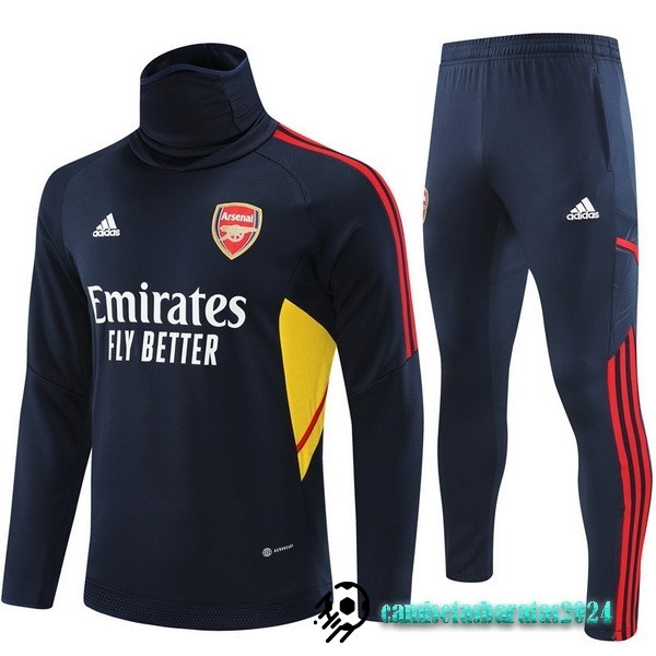 Replicas Conjunto Completo Sudadera Entrenamiento Arsenal 2022 2023 Azul III Marino