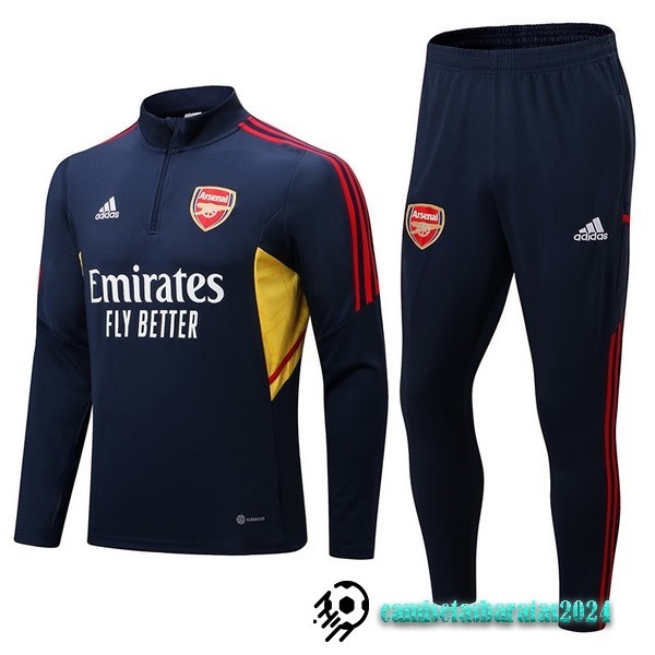 Replicas Conjunto Completo Sudadera Entrenamiento Arsenal 2022 2023 Azul I Marino