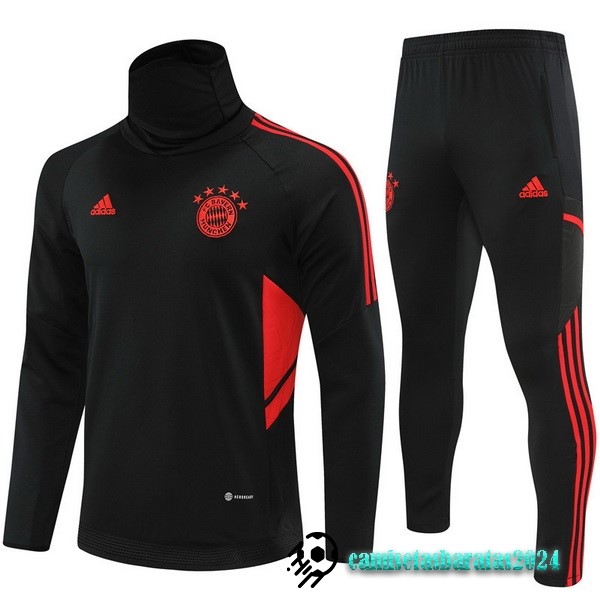 Replicas Conjunto Completo Sudadera Entrenamiento Bayern Múnich 2022 2023 Negro