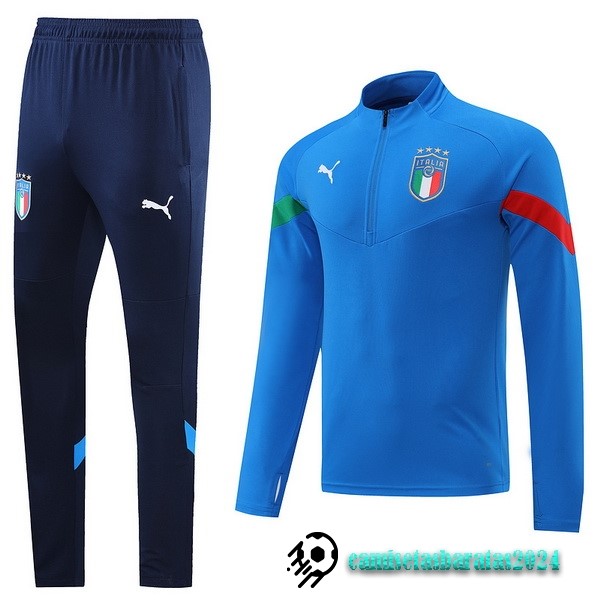 Replicas Conjunto Completo Sudadera Entrenamiento Italia 2022 Azul