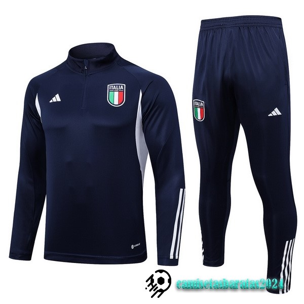 Replicas Conjunto Completo Sudadera Entrenamiento Italia 2023 Azul II Marino