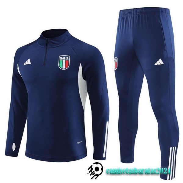 Replicas Conjunto Completo Sudadera Entrenamiento Italia 2023 Azul I Marino