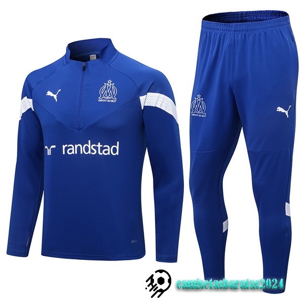 Replicas Conjunto Completo Sudadera Entrenamiento Marsella 2022 2023 Azul