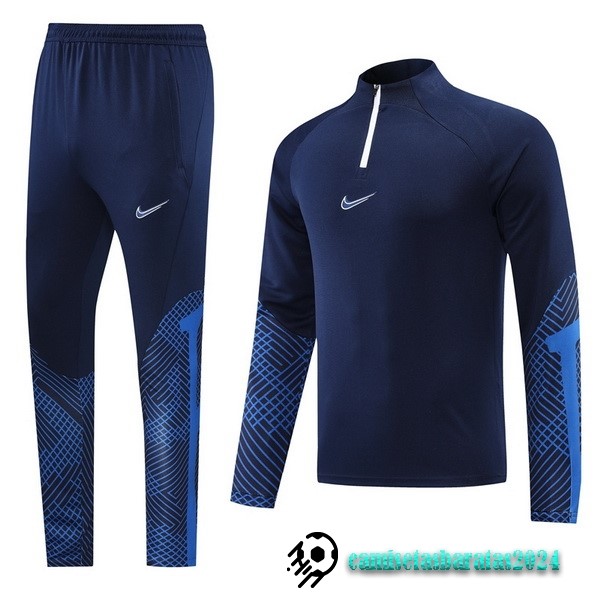 Replicas Conjunto Completo Sudadera Entrenamiento Nike 2022 2023 Azul I Marino