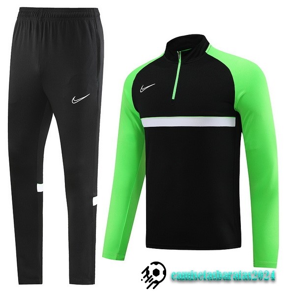 Replicas Conjunto Completo Sudadera Entrenamiento Nike 2023 2024 Negro Verde